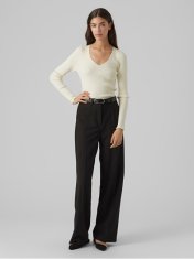 Vero Moda Dámský svetr VMEVIE 10291652 Birch (Velikost L)