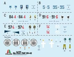 Italeri Fiat CR.42 Falco, Model Kit 1437, 1/72