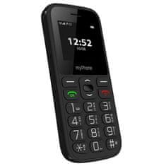 myPhone Mobilní telefon Halo A Senior - černý
