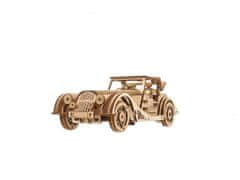 UGEARS 3d dřevěné mechanické puzzle sportovní auto rapid