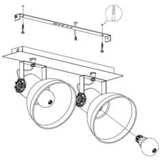 Eglo EGLO Bodové svítidlo BARNSTAPLE 1 43432