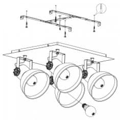 Eglo EGLO Bodové svítidlo BARNSTAPLE 1 43434
