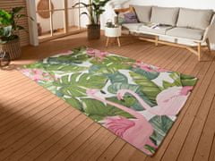Hanse Home Kusový koberec Flair 105614 Tropical Flamingo Multicolored – na ven i na doma 80x165