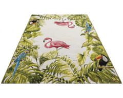 Hanse Home Kusový koberec Flair 105616 Tropical Birds Multicolored – na ven i na doma 80x165