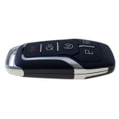 AutoKey Dálkové ovládání Keyless 4+1tl.Ford Fusion, Explorer, Super Duty, F150, Mustang 868Mhz