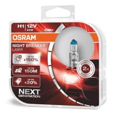 Osram Halogenová žárovka Osram H1 12V 55W P14.5s NIGHT BREAKER UNLIMITED / 2ks
