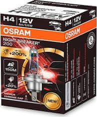 Osram Halogenová žárovka Osram H4 12V 60/55W P43t NIGHT BREAKER 200 /1 ks