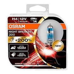 Osram Halogenová žárovka Osram H4 12V 60/55W P43t NIGHT BREAKER 200 /2 ks