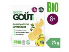 GOOD GOUT BIO Wafle s oregánem a olivovým olejem (24 g), 8m+