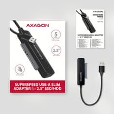 AXAGON ADSA-FP2A USB-A 5Gbps - SATA 6G 2.5" SSD/HDD SLIM adaptér