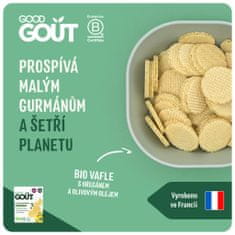 GOOD GOUT BIO Wafle s oregánem a olivovým olejem (24 g), 8m+