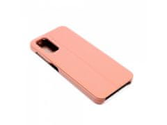 Bomba Zrcadlový silikonový otevírací obal pro Samsung - růžový Model: Galaxy A13 5G