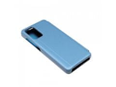 Bomba Zrcadlový silikonový otevírací obal pro Samsung - modrý Model: Galaxy A52s/A52