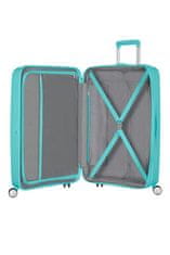 American Tourister Cestovní kufr Soundbox 67cm Modrý Summer blue rozšiřitelný