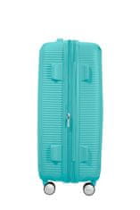 American Tourister Cestovní kufr Soundbox 67cm Modrý Summer blue rozšiřitelný