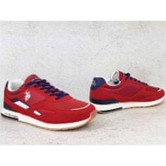 US Polo Boty červené 45 EU TABRY003RED004