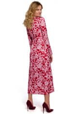 Gemini Dámské šaty K083 Červená s růžovou - Makover červeno-růžová XL