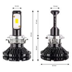 AMIO LED žárovky pro hlavní svícení H7-6 CX Series 2018