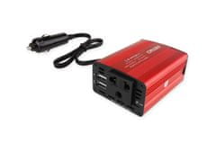 AMIO Měnič napětí AMiO 12V/230V 150W/300W 2xUSB PI01