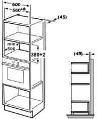 BRANDT Mikrovlnná trouba Brandt BMG2115B + 4 roky záruka po registraci