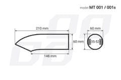 AMIO Koncovky výfuků MT 001B
