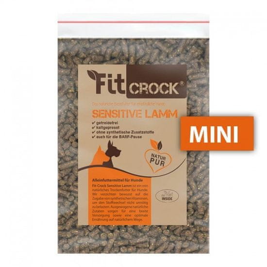 cdVet Fit-Crock Sensitive Jehněčí - granule lisované za studena Balení: Vzorek 200 g - MINI
