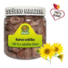 Paex Kuřecí srdíčka, mrazem sušená 60 g Váha: 60 g