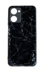 TopQ Kryt Marble Realme 10 pevný Smoky Black 98065