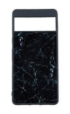 TopQ Kryt Marble Google Pixel 6a 5G pevný Smoky Black 97941