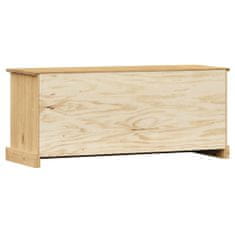 Greatstore Lavice s botníkem VIGO 106 x 35 x 40 cm masivní borové dřevo