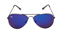 Kašmir PILOT POLARIZED PP09 černé - skla modrá zrcadlová