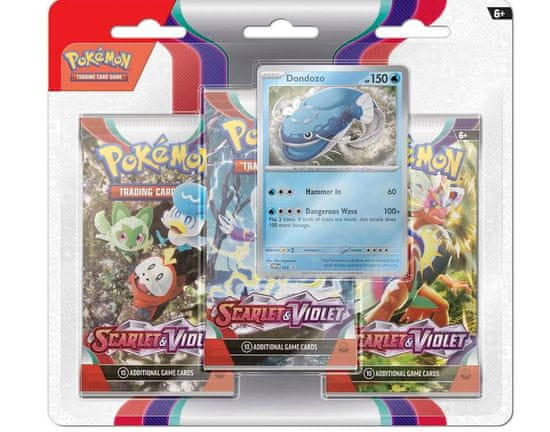 Pokémon Pokémon Scarlet and Violet - 3 Pack Blister - Dondozo.