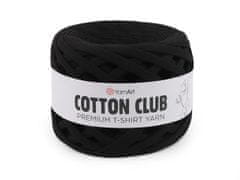 Kraftika 1ks (7300) černá pletací příze cotton club 310 g, špagety