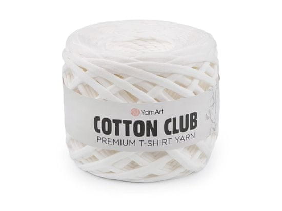 Kraftika 1ks (7349) krémová nejsvět. pletací příze cotton club 310