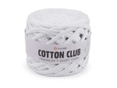 Kraftika 1ks (7350) bílá pletací příze cotton club 310 g, špagety