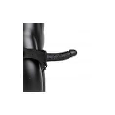 RealRock Hollow Strap-on dutý připínací penis 16 cm - černý