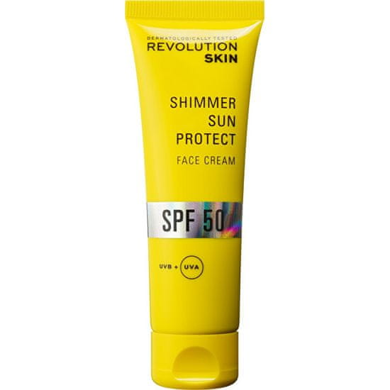 Revolution Skincare Krém na obličej SPF 50 Shimmer Sun Protect (Face Cream) 50 ml