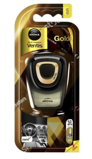 Aroma Car Osvěžovače vzduchu AROMA VENTIS GOLD