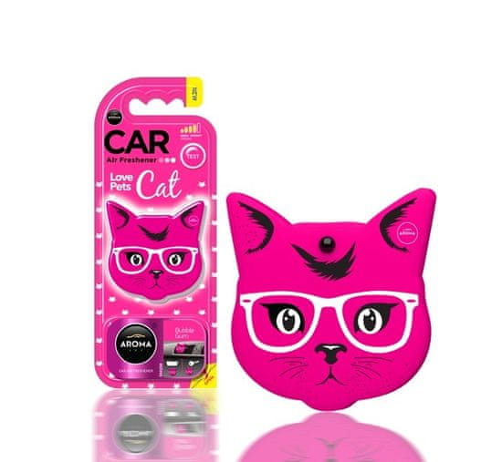 Aroma Car Osvěžovače vzduchu AROMA CAT Pink Blossom Polimer