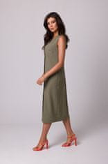 BeWear Šaty BeWear B254 Olive XL