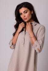 BeWear Šaty BeWear B257 Beige M