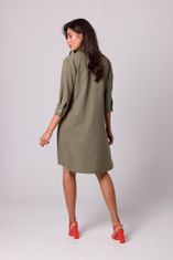 BeWear BeWear Šaty B257 Olive XL