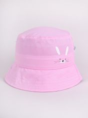 YOCLUB Yoclub Dívčí letní klobouk CKA-0265G-A110 Pink 42-46