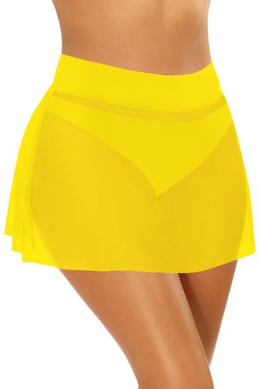 Self Dámská plážová sukně Skirt 4 D98B - 21 žlutá - Self