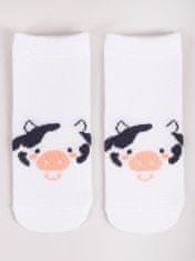 YOCLUB Yoclub Dívčí kotníkové tenké bavlněné ponožky Vzory Barvy 6-Pack SKS-0072G-AA00-004 Multicolour 17-19