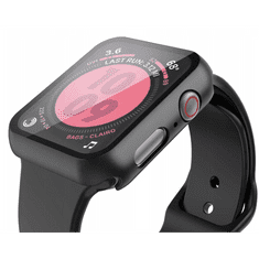 BB-Shop Pouzdro 2v1 + tvrzené sklo pro Apple Watch 7/8 45MM, černé