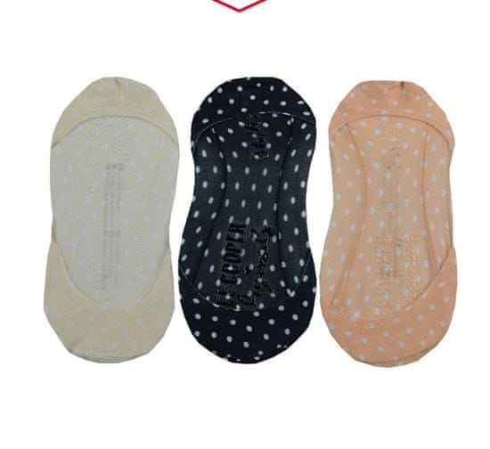 Lee Cooper Dámské ponožky balerínky 3pack 37496 - Lee Cooper