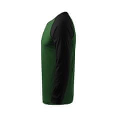 Malfini Pánské tričko Street LS M MLI-13006 bottle green - Malfini 3XL