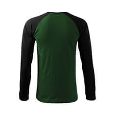 Malfini Pánské tričko Street LS M MLI-13006 bottle green - Malfini 3XL