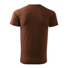 Malfini Pánské tričko Basic M MLI-12938 chocolate - Malfini M